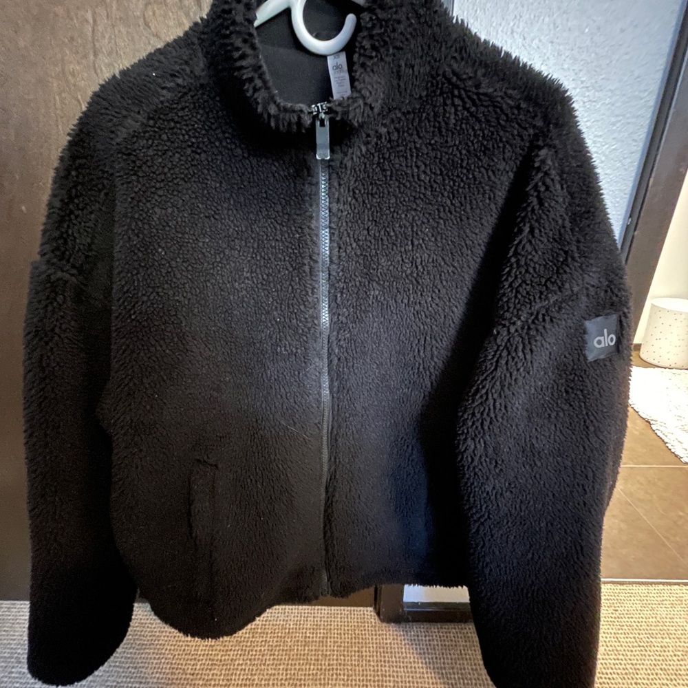 Black Alo teddy jacket